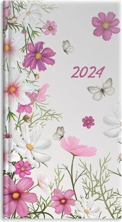 Toptimer Joy 95 x 170mm 2026 Álló elrendezésű Zsebnaptár - Pillangó