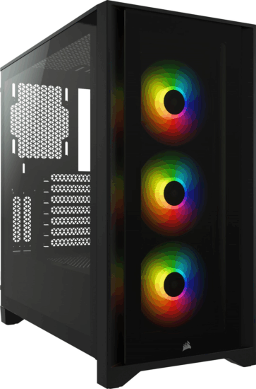 Corsair iCUE 4000X RGB Számítógépház - Fekete
