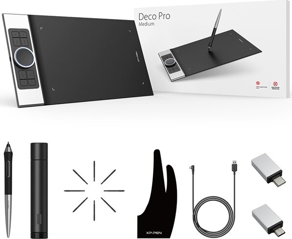 XP-Pen Deco Pro MW Grafikus tábla