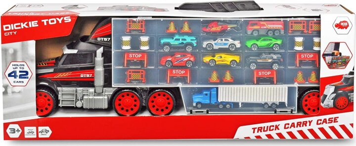 Dickie Toys Óriás hordozható autószállító kamion szett 62cm Dickie Toys Óriás hordozható autószállító kamion szett 62cm