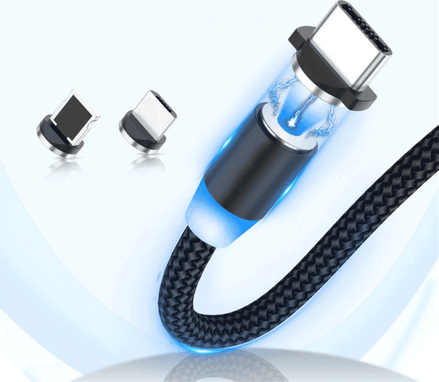 nBase USB 2.0 mágneses kábel (fej nélkül) 1m