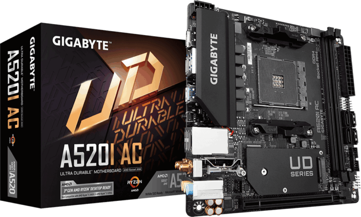 Gigabyte A520I AC Alaplap Gigabyte A520I AC Alaplap