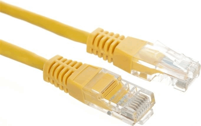 Alantec U/UTP CAT5e Patch kábel 0.5m Sárga