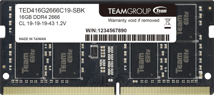 TeamGroup 16GB /2666 Team Elite DDR4 Notebook RAM TeamGroup 16GB /2666 Team Elite DDR4 Notebook RAM