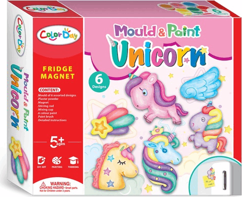 Hűtőmágneskészítő szett - Unikornisok