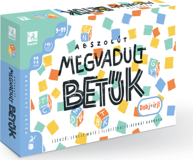 Abszolút megvadult betűk társasjáték