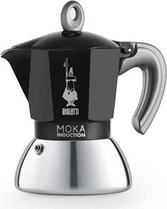 Bialetti Moka 6932 2 adagos indukciós kotyogós kávéfőző - Fekete