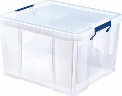Fellowes ProStore Műanyag tároló doboz tetővel 48L - Átlátszó