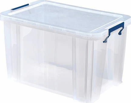 Fellowes ProStore Műanyag tároló doboz tetővel 18,5L - Átlátszó
