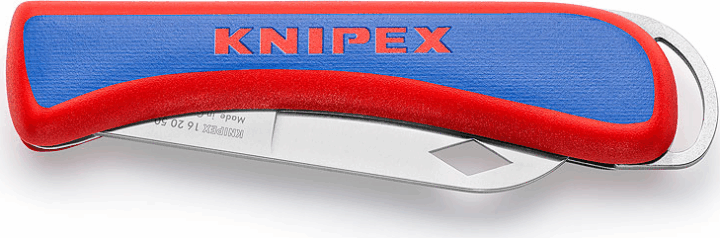 Knipex 16 20 50 SB univerzális Villanyszerelő bicska zsebkés Knipex 16 20 50 SB univerzális Villanyszerelő bicska zsebkés