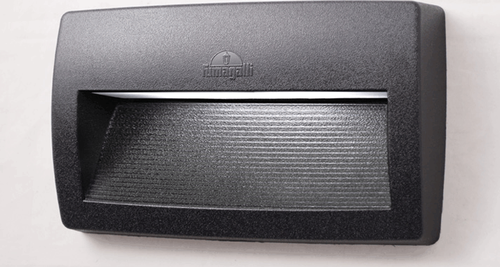 Fumagalli LORENZA 270 LED kültéri fali lámpa - Fekete