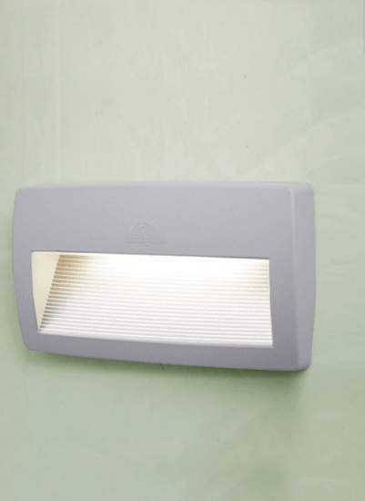 Fumagalli LORENZA 270 LED 3K R7S kültéri fali lámpa - Szürke