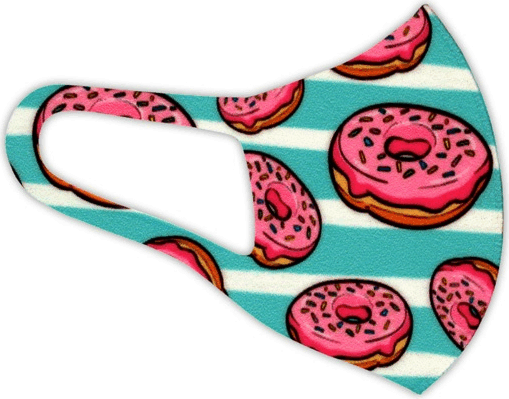 Spandex mosható gyerekmaszk 6-12 éves korig - Fánkos Spandex mosható gyerekmaszk 6-12 éves korig - Fánkos