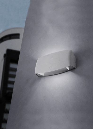 Fumagalli ABRAM 190 LED 3K kültéri fali lámpa - Fehér