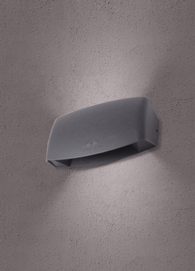 Fumagalli ABRAM 190 LED 3K kültéri fali lámpa - Szürke