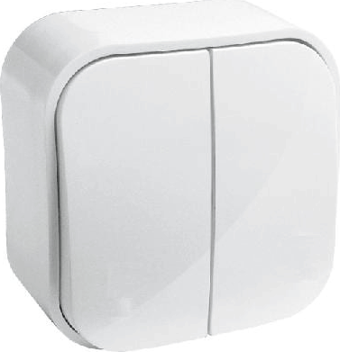 Legrand 782402 Forix Beltéri kettős falon kívüli villanykapcsoló