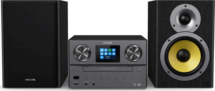 Philips TAM8905/10 Mikro HiFi rendszer Fekete