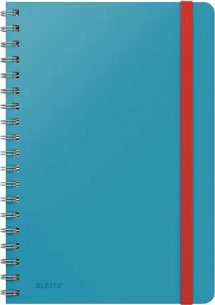Leitz Cosy Soft Touch 80 lapos B5 kockás spirálfüzet - Nyugodtkék
