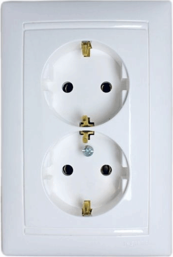 Legrand 774400 Valena 2 db 2P+F csatlakozós fali konnektor