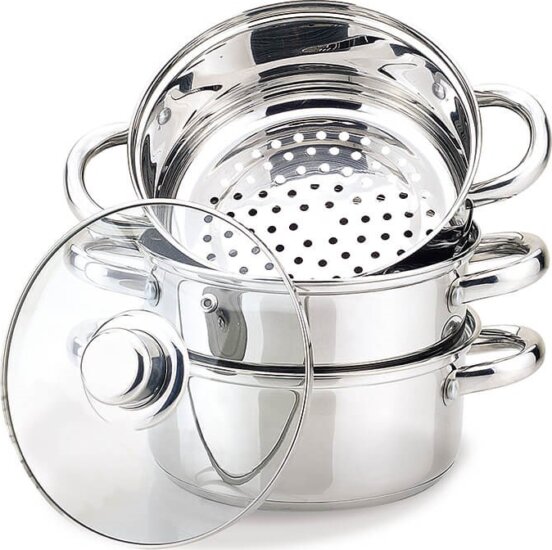 Feel-Maestro MR-2900-22 22cm Pároló edény - Inox