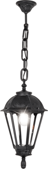 Fumagalli SICHEM/SALEM E27 kültéri függeszték lámpa - Fekete