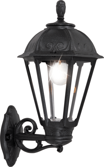 Fumagalli BISSO/SALEM E27 Kültéri falilámpa - Fekete