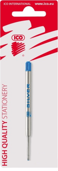 ICO Silver golyóstoll betét - 0.8mm / Kék