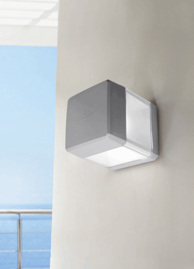 Fumagalli ESTER WALL LED 10W GX53 kültéri fali lámpa - szürke