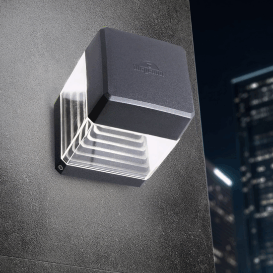 Fumagalli ESTER WALL LED GX53 kültéri fali lámpa - fekete