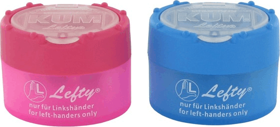 ICO KUM Clickclack 3 lyukú műanyag balkezes hegyező