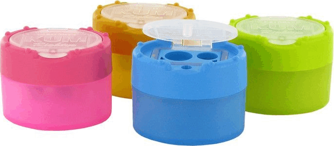 ICO KUM Clickclack 2 lyukú műanyag hegyező