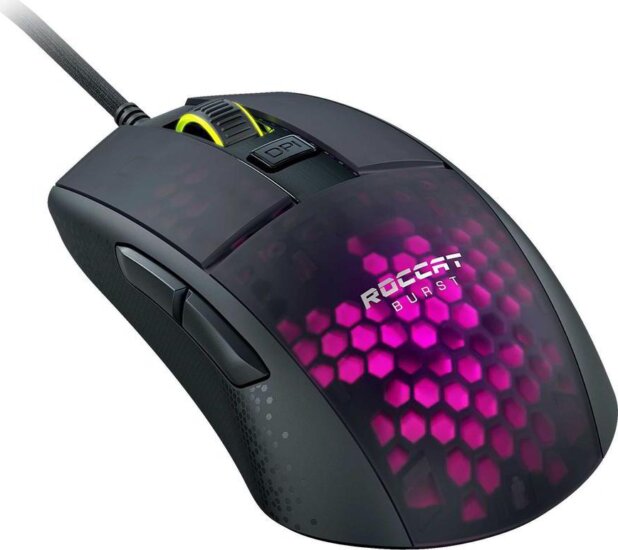 Roccat Burst Pro Gaming Egér Fekete