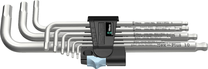 Wera 3950/9 Hex-Plus Stainless 1 SB Kulcskészlet (9 db/csomag) Wera 3950/9 Hex-Plus Stainless 1 SB Kulcskészlet (9 db/csomag)