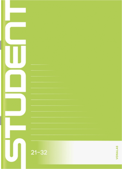 ICO Student 32 lapos A5 vonalas füzet