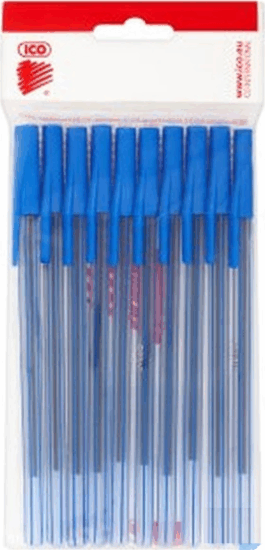 ICO Orient Kupakos golyóstoll - 0.8mm / Kék (10db)