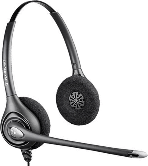 Plantronics SupraPlus HW261N Zajszűrős Fejhallgató Headset - Fekete