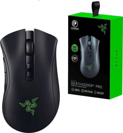 Razer DeathAdder V2 Pro Wireless Gaming Egér - Fekete