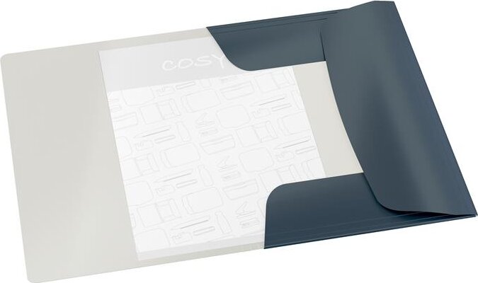 Leitz Cosy A4 Gumis mappa - Szürke Leitz Cosy A4 Gumis mappa - Szürke