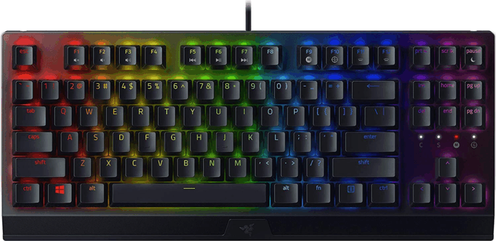 Razer BlackWidow V3 Tenkeyless (Green Switch) Mechanikus USB Gaming Billentyűzet US - Fekete