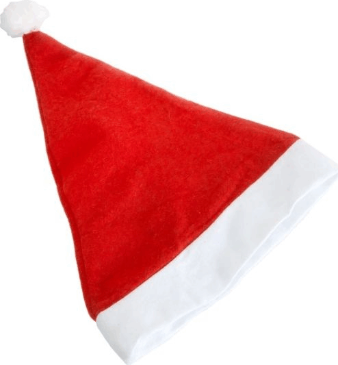 Piros mikulás sapka 40cm
