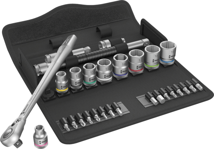 Wera 8100 SB8 3/8" Szerszámkészlet (29 db/csomag) Wera 8100 SB8 3/8" Szerszámkészlet (29 db/csomag)