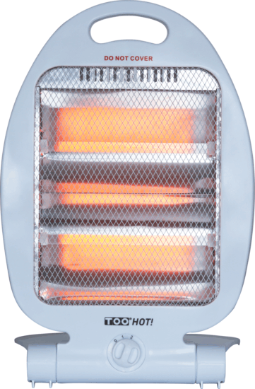 TOO QH-122 Hordozható Elektromos Hősugárzó 800W - Fehér