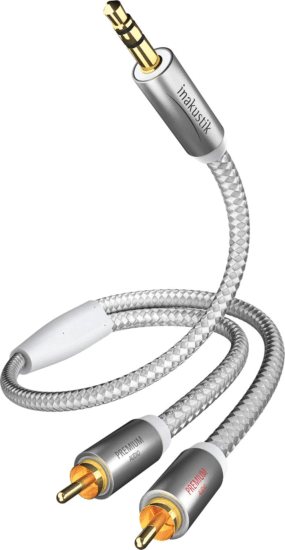 Inakustik JACK - RCA Premium MP3 Audio kábel 5m (3.5mm jack apa - 2x RCA apa) Inakustik JACK - RCA Premium MP3 Audio kábel 5m (3.5mm jack apa - 2x RCA apa)