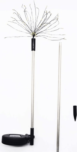 IRIS DL-011RGB-90LED szolár LED dekorációs fény (3 db) - RGB