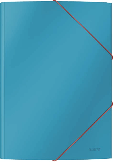 Leitz COSY Soft touch A4 gumis karton mappa - Nyugodt kék