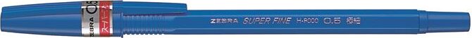 Zebra H-8000 Kupakos golyóstoll - 0,21 mm/Kék