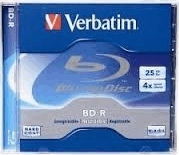 VERBATIM BRV-6 BD-R Blu-Ray lemez Normál tokos