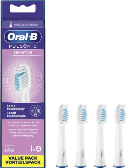 Oral-B Pulsonic Sensitive 4 darabos Elektromos Fogkefefej Szett