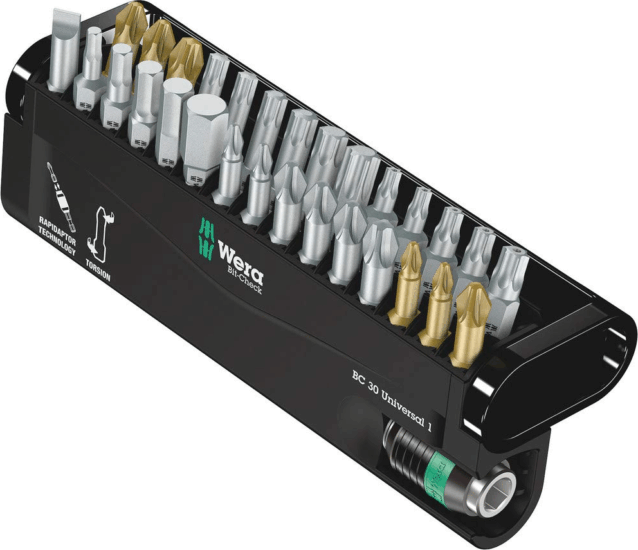 Wera 30 Universal 1 1/4" Bitkészlet (30 db/csomag) Wera 30 Universal 1 1/4" Bitkészlet (30 db/csomag)
