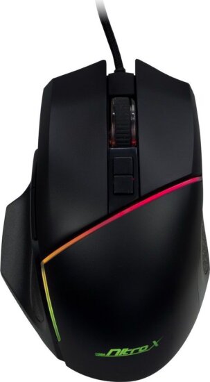 Inter-Tech Nitrox GT-100 RGB Gaming Egér - Fekete